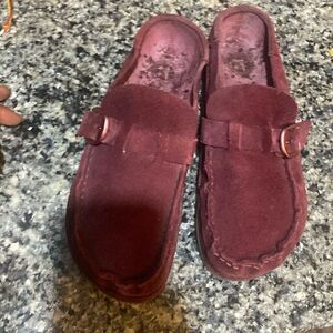 COPY - Womens Birkenstock Buckley burgundy Sz 8